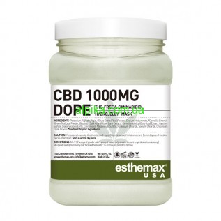 Гідрожеле альгінатна маска з канабідіолом 1000мг CBD Dope Hydrojelly Mask 887ml Esthemax